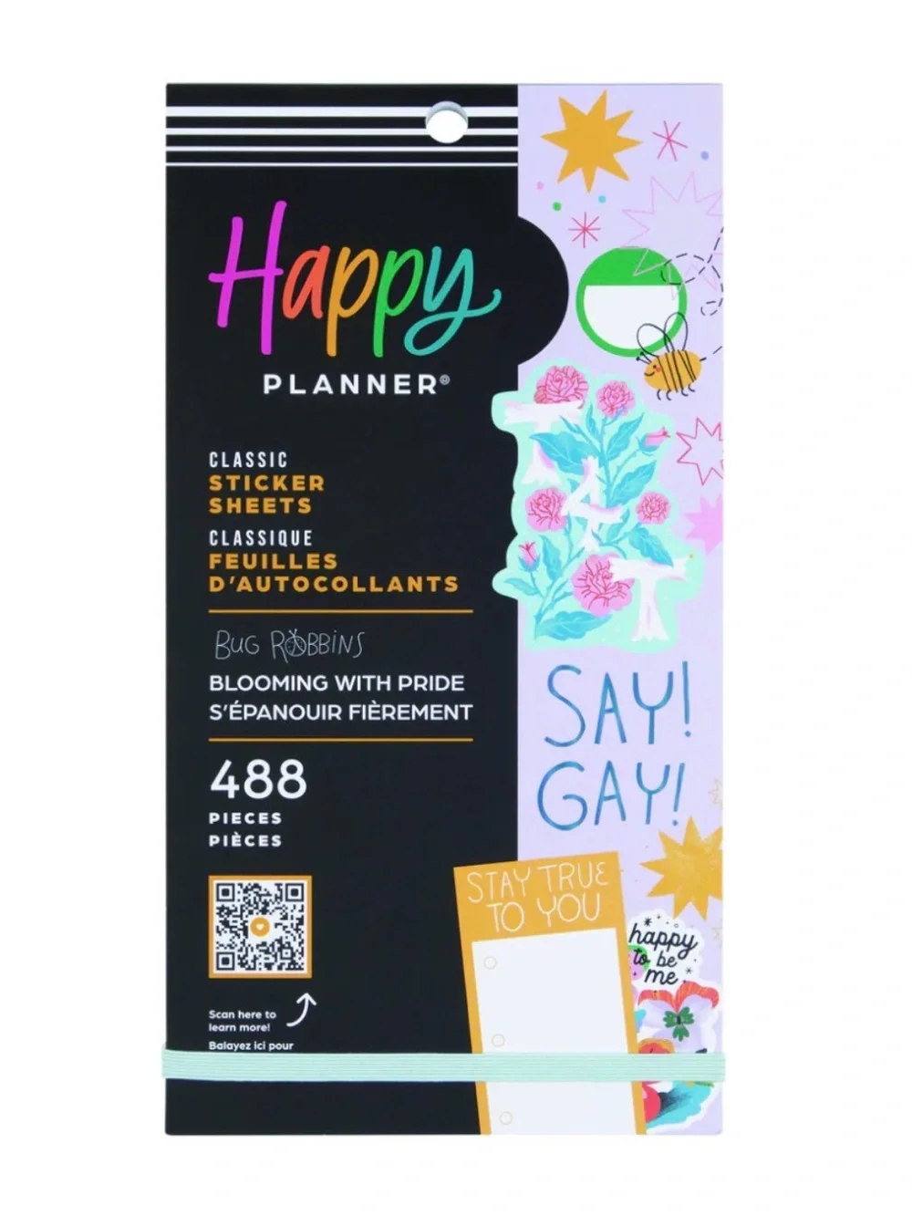 The Happy Planner Bug Robbins x Happy Planner Blooming With Pride